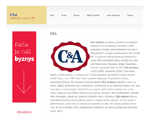 Tablet Screenshot of c-a-a-moda.info